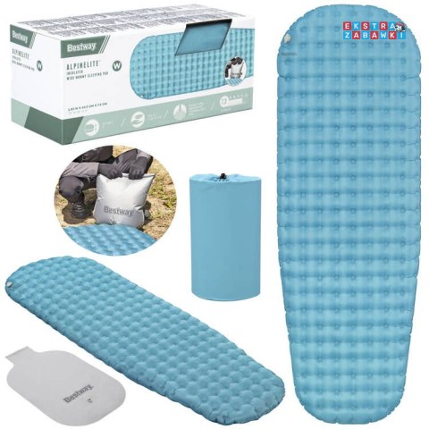 Bestway materac karimata pod śpiwór AlpineLite 183 x 63,5 x 7,5cm 69613