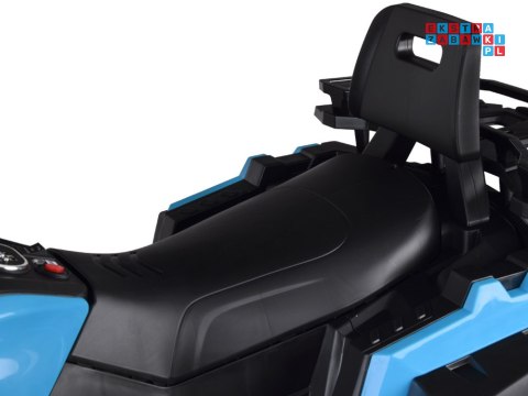 [PA0315] Duży quad na akumulator 4x25W 12V/12Ah gaz w manetce amortyzator - niebieski