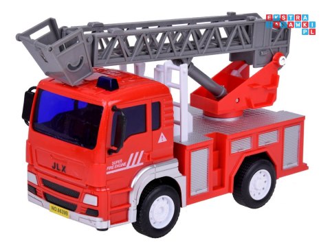 Duży zestaw Pojazdy strażackie z dźwiękiem + Kask Straż Pożarna ZA5146