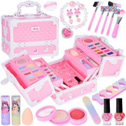 [ZA5177] Duży zestaw do makijażu kuferek kosmetyki makeup dla dziewczynki