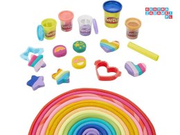 [ZA5120] Hasbro ciastolina brokatowa Play-Doh 21 kolorów foremki