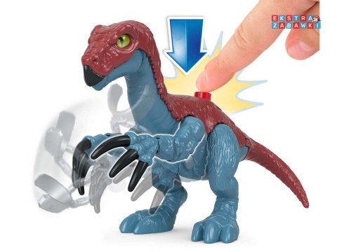 [ZA5096] Jurassic World zestaw Imaginext figurki Therizinosaurus + Owen