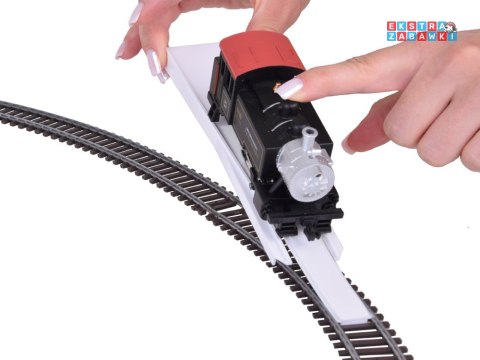 [RC0643] Kolejka elektryczna klasyczny parowóz z jednostką sterującą