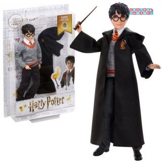 [ZA5093] Lalka Harry Potter w szkolnych szatach Gryffindor różdżka FYM50