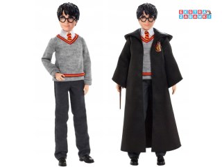 [ZA5093] Lalka Harry Potter w szkolnych szatach Gryffindor różdżka FYM50