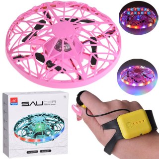 [RC0653 RO] Latający dysk dron z światłem LED zdalnie sterowany ręką