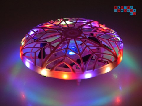[RC0653 RO] Latający dysk dron z światłem LED zdalnie sterowany ręką