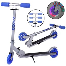 [SP0786 GR] Lekka składana hulajnoga świecące koła idealna dla dzieci