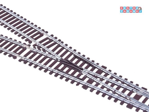 [RC0644] Metalowe tory do kolejki starter HO zakręty bocznica zwrotnica 3m