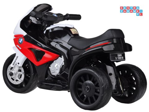 [PA0311] Motocykl sportowy BMW na akumulator 6V/4Ah dla najmłodszych ekoskóra owiewka - czerwony