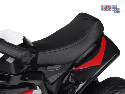 [PA0311] Motocykl sportowy BMW na akumulator 6V/4Ah dla najmłodszych ekoskóra owiewka - czerwony