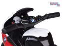 [PA0311] Motocykl sportowy BMW na akumulator 6V/4Ah dla najmłodszych ekoskóra owiewka - czerwony