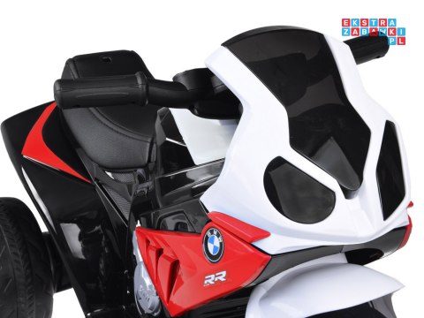 [PA0311] Motocykl sportowy BMW na akumulator 6V/4Ah dla najmłodszych ekoskóra owiewka - czerwony