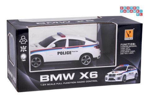Sportowy radiowóz BMW X6 auto sterowane na pilota RC0660 BI
