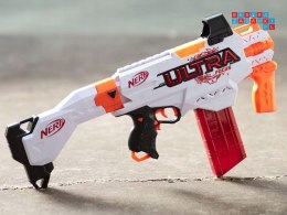[ZA5182] Zestaw wielki pistolet automat Nerf Ultra Focus naboje styropian