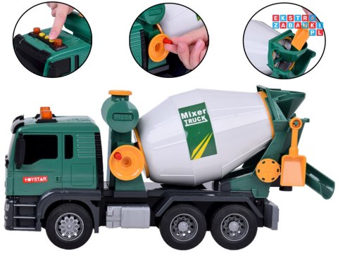 Autko Betoniarka Obrotowa gruszka Efekty Dźwiękowe Auto budowlane ZA5227