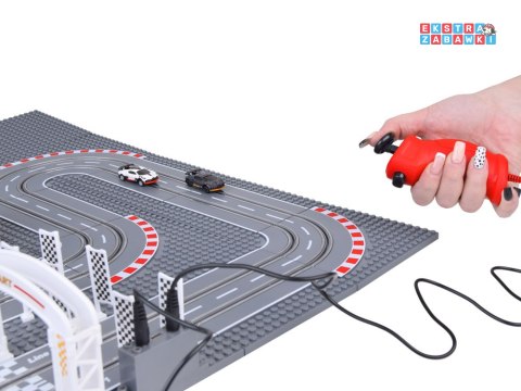 [RC0664] Bugatti wyścigowy tor z klocków 2 auta na ilota