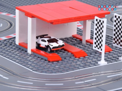 [RC0664] Bugatti wyścigowy tor z klocków 2 auta na ilota