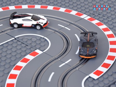 [RC0664] Bugatti wyścigowy tor z klocków 2 auta na ilota