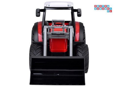 Duży Czerwony Traktor z Ruchomym Ramieniem i Wielkimi Kołami RC0666