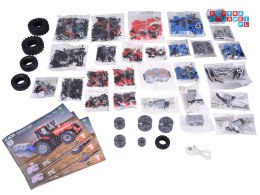 Duży Zestaw klocków 1675-ele 1:17 Traktor + pług Zdalnie sterowany ZA5251