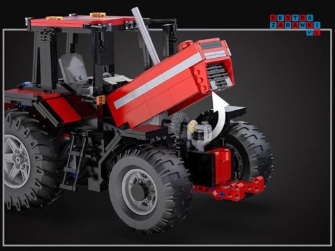 Duży Zestaw klocków 1675-ele 1:17 Traktor + pług Zdalnie sterowany ZA5251
