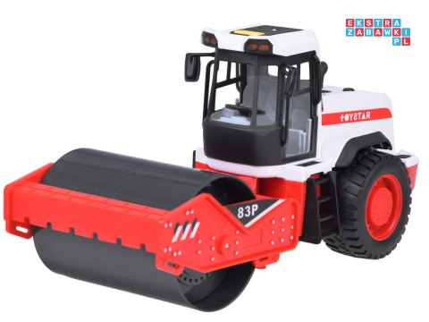 Duży walec drogowy z napędem efekty dźwiękowe świetlne ZA5231