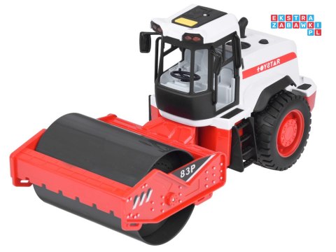 Duży walec drogowy z napędem efekty dźwiękowe świetlne ZA5231