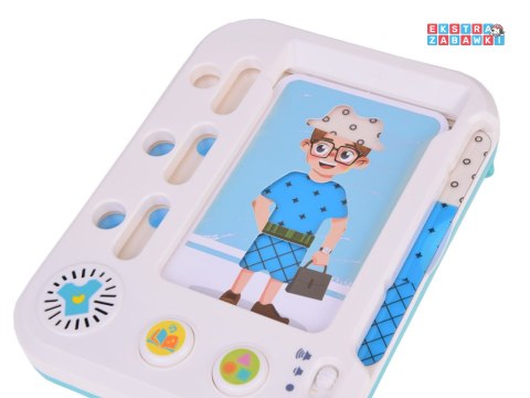 [ZA5237] Edukacyjny tablet dla dzieci do nauki kolorów interaktywna gra