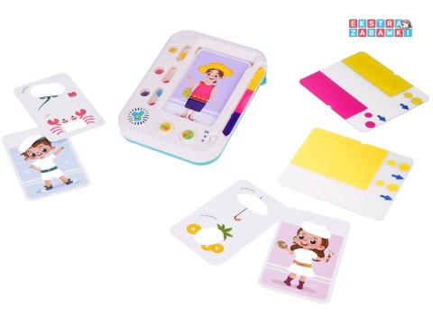 [ZA5237] Edukacyjny tablet dla dzieci do nauki kolorów interaktywna gra