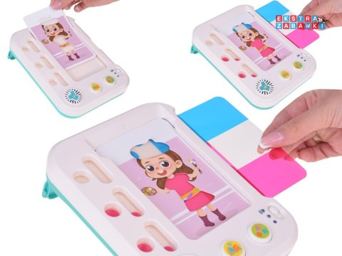 [ZA5237] Edukacyjny tablet dla dzieci do nauki kolorów interaktywna gra