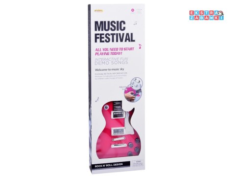 [IN0170 RO] Gitara elektryczna z paskiem muzyczna zabawka dla dziecka
