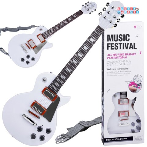 [IN0170] Gitara elektryczna z paskiem muzyczna zabawka dla dziecka