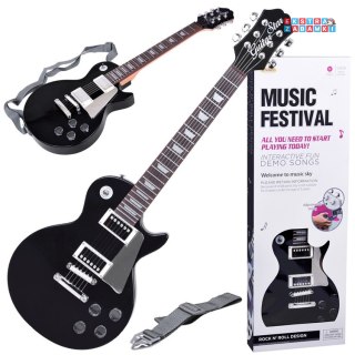 [IN0170 CY] Gitara elektryczna z paskiem muzyczna zabawka dla dziecka