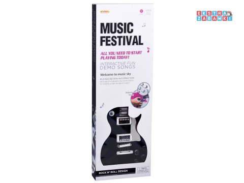 [IN0170 CY] Gitara elektryczna z paskiem muzyczna zabawka dla dziecka