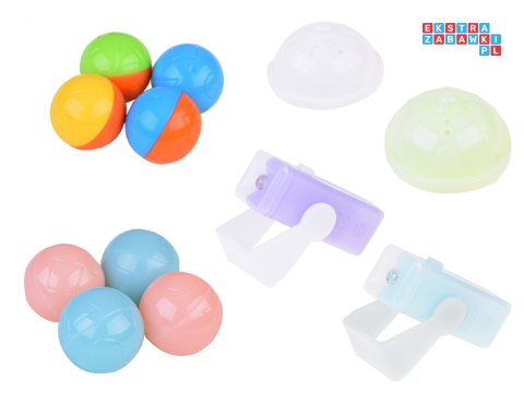 [ZA5250] Klocki Magnetyczne 3D dla dzieci Zbuduj Świecący Tor Kulkowy 49 el.