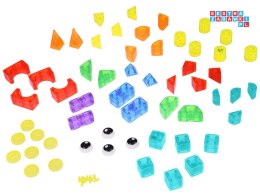 [ZA5240] Klocki magnetyczne 3D Podświetlane klocki magnetyczne 64 ele