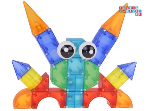 [ZA5240] Klocki magnetyczne 3D Podświetlane klocki magnetyczne 64 ele