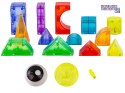[ZA5240] Klocki magnetyczne 3D Podświetlane klocki magnetyczne 64 ele
