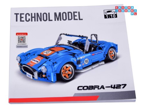 Klocki techniczne 1816-elementów Auto sportowe Cobra-427 ZA5307