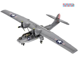 [ZA5322] Klocki techniczne samolot bojowy PBY-5A Catalina 364 elementów