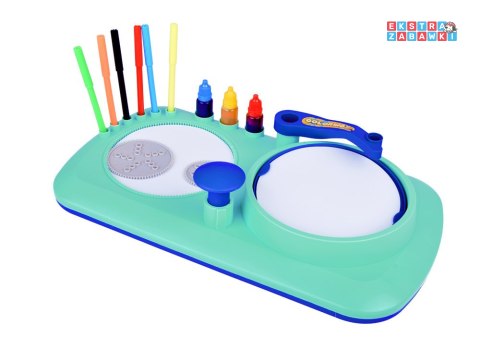 [TA0109] Kreatywny zestaw tablica artystyczna 3w1 spirograf graffiti rysunek