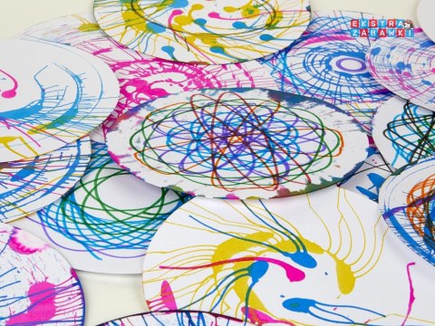 [TA0109] Kreatywny zestaw tablica artystyczna 3w1 spirograf graffiti rysunek