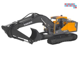 Licencjonowana Koparka VOLVO 1:16 Zdalnie sterowana Dużo funkcji RC0668