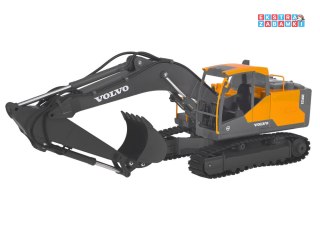 [RC0668] Licencjonowana koparka VOLVO 1:16 zdalnie sterowana dużo funkcji