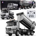 Mercedes Arocs METALOWA wywrotka sterowana EE ruchoma naczepa 1:20 RC0667