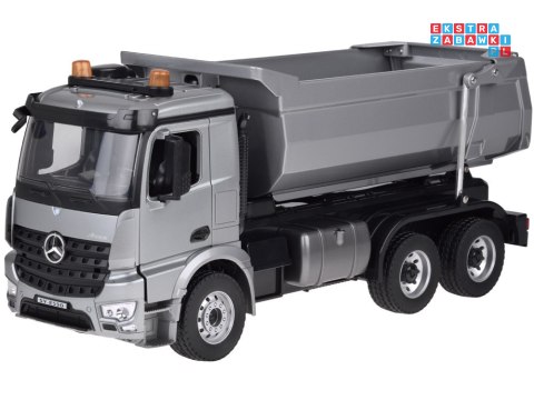 Mercedes Arocs METALOWA wywrotka sterowana EE ruchoma naczepa 1:20 RC0667