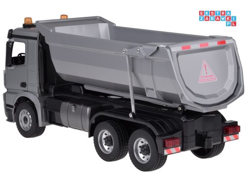Mercedes Arocs METALOWA wywrotka sterowana EE ruchoma naczepa 1:20 RC0667