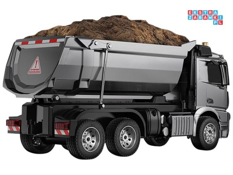 Mercedes Arocs METALOWA wywrotka sterowana EE ruchoma naczepa 1:20 RC0667