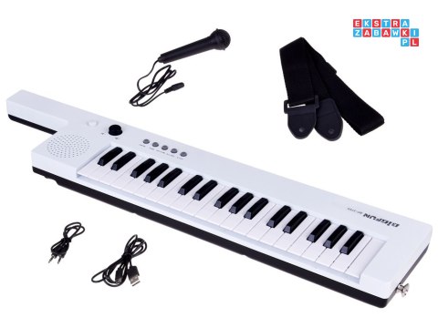 [ IN0172 ] Organy Elektroniczne Keyboard z uchwytem + mikrofon 37 klawisz